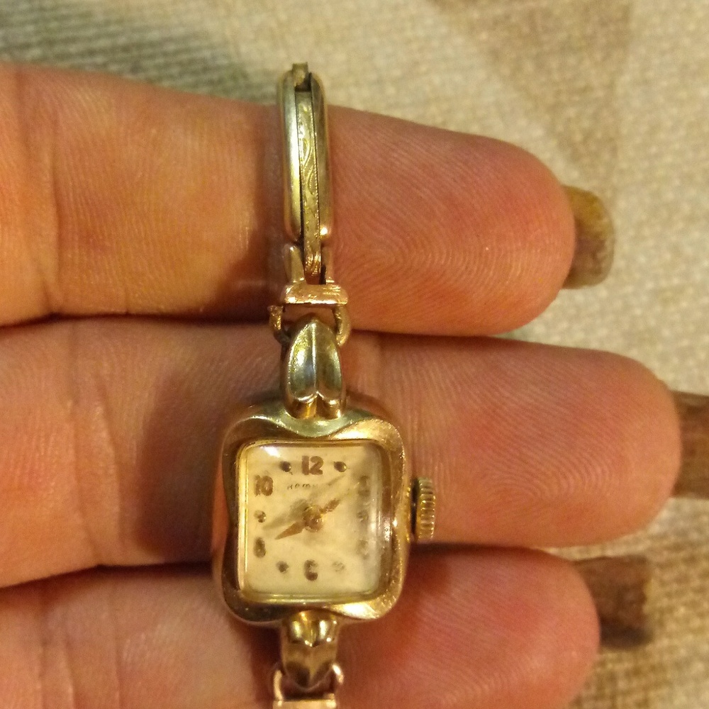 Vintage Hamilton 10k gold filled 1920s to 50s
